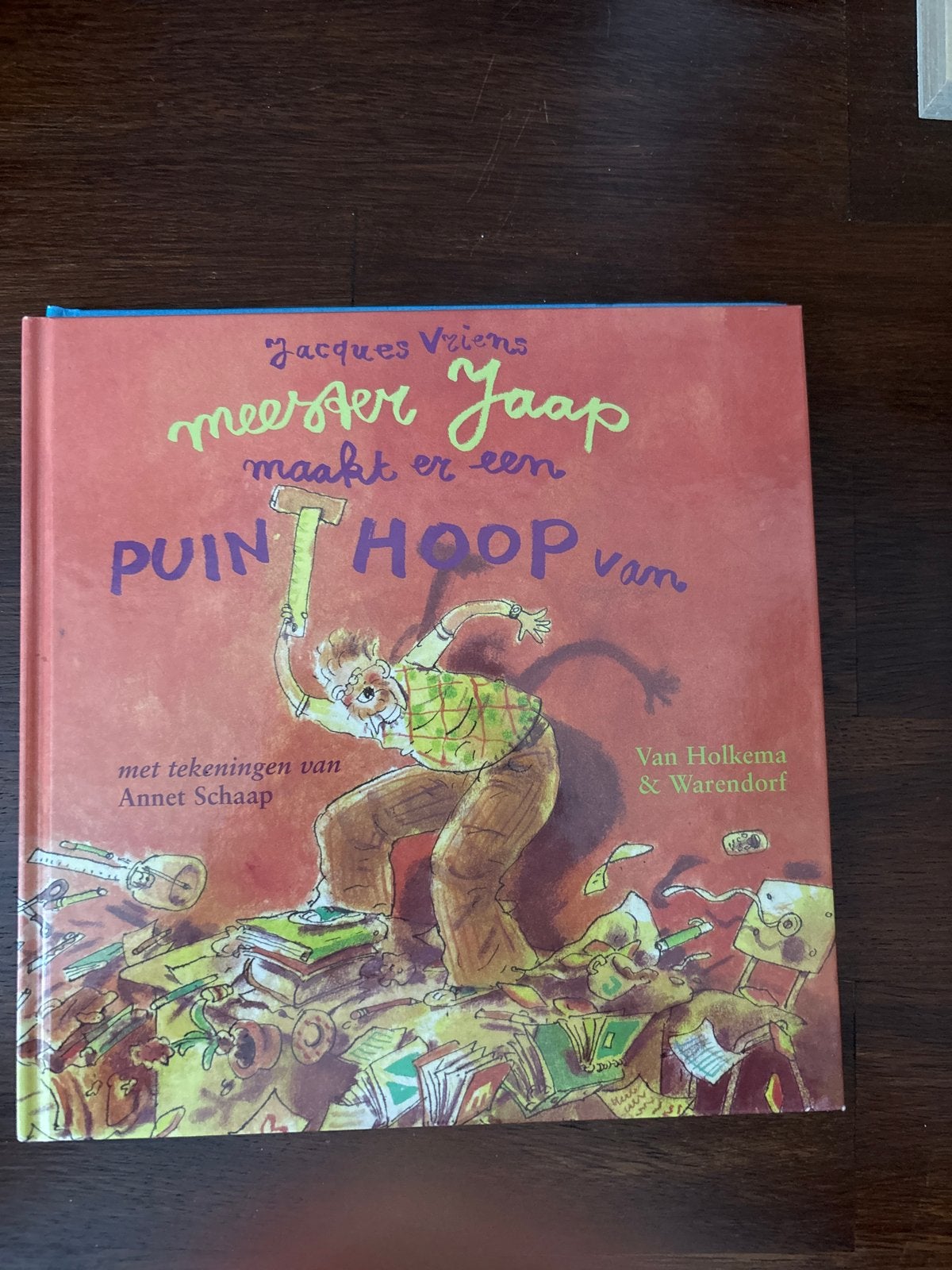 Meester Jaap maakt er een puinhoop van - Jacques Vriens, Boeken, Ophalen of Verzenden, Zo goed als nieuw, Fictie algemeen