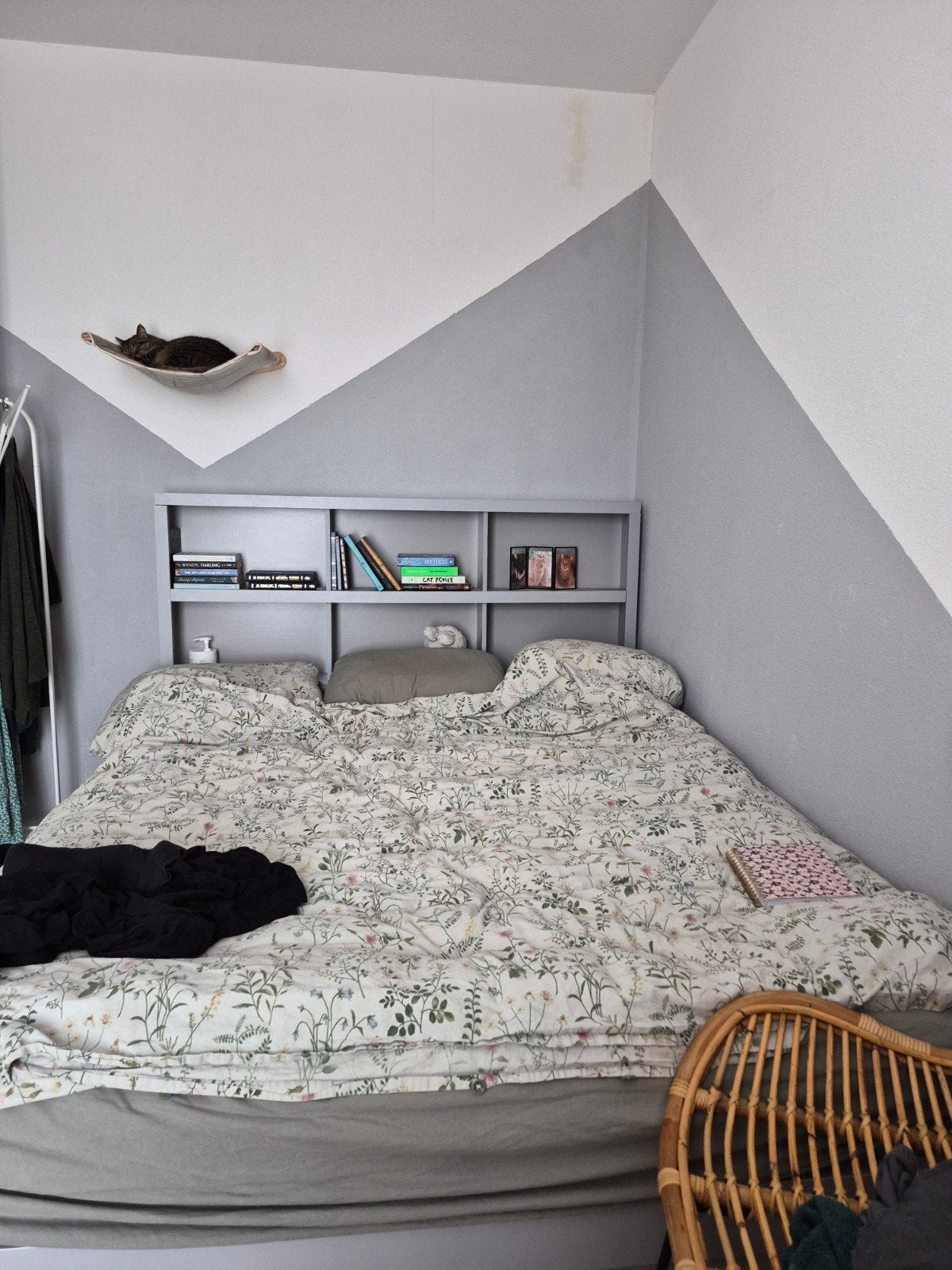 Gratis tweepersoonsbed incl lattenbodem en hoofdbord, Ophalen, Gebruikt, Tweepersoons, 200 cm
