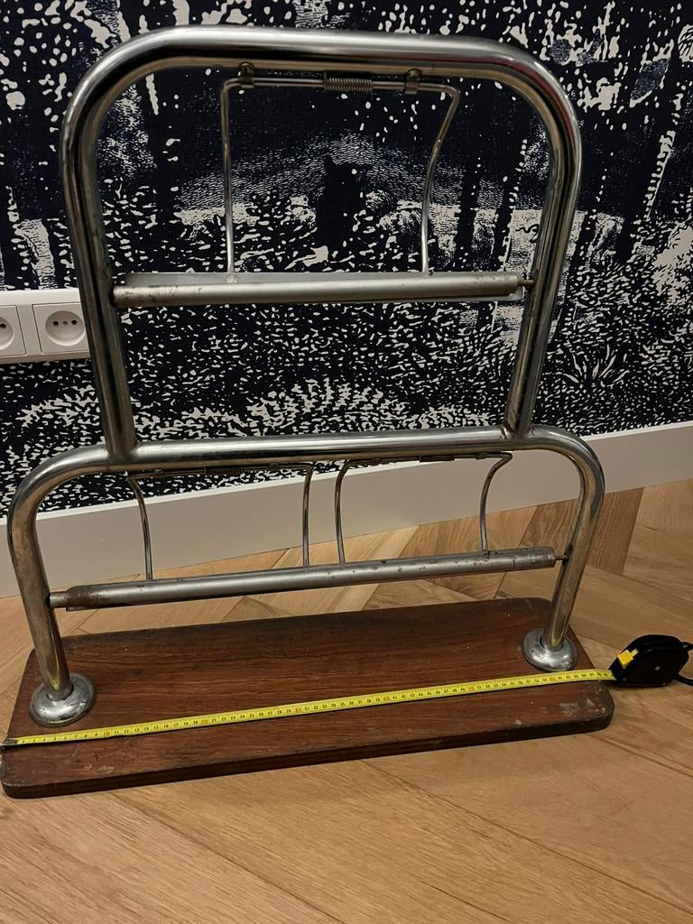 Vintage inpakpapier houder, Antiek en Kunst, Curiosa en Brocante, Ophalen