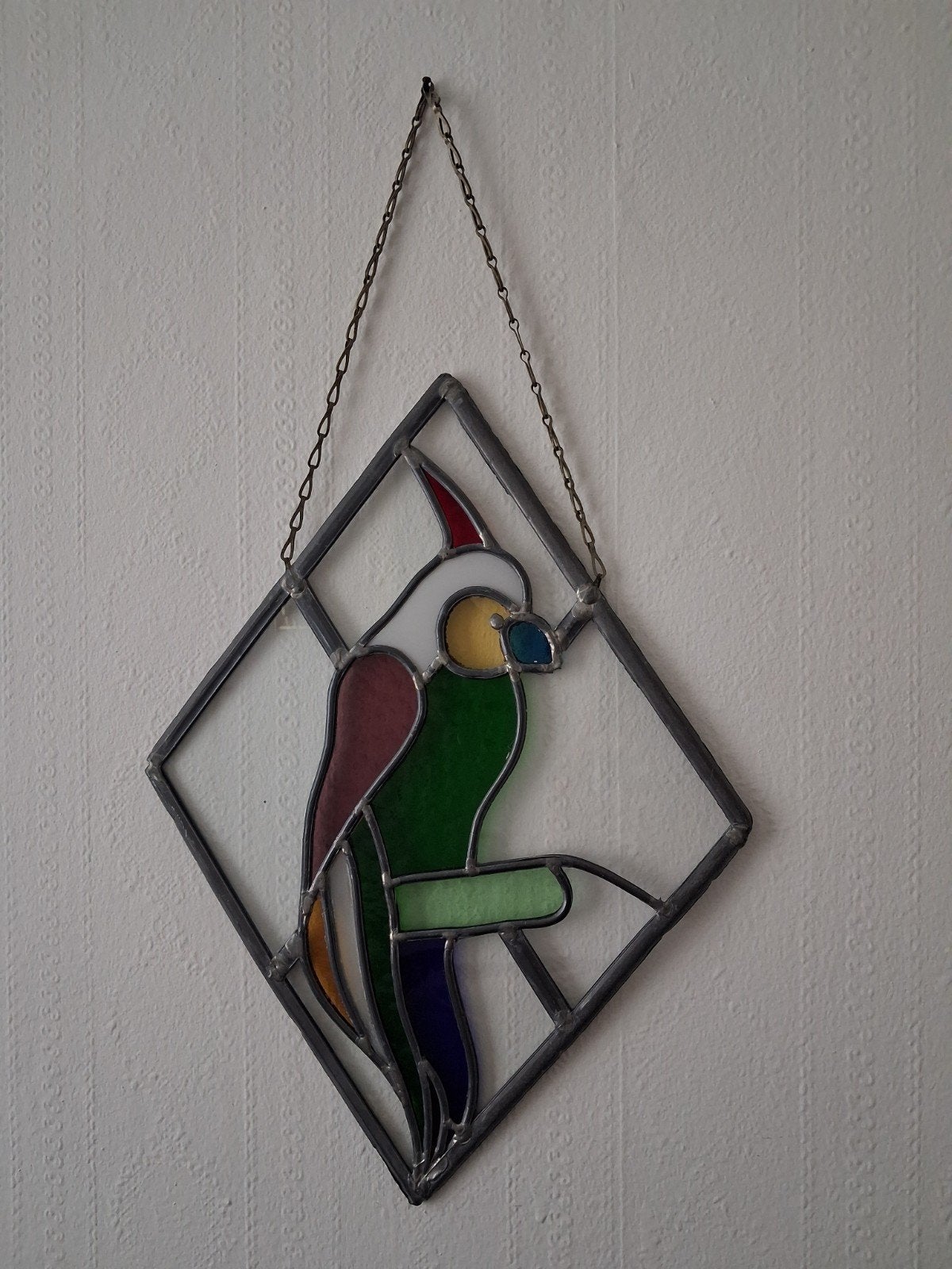 Glas in lood /Hanger/Vogel/Decoratie, Ophalen