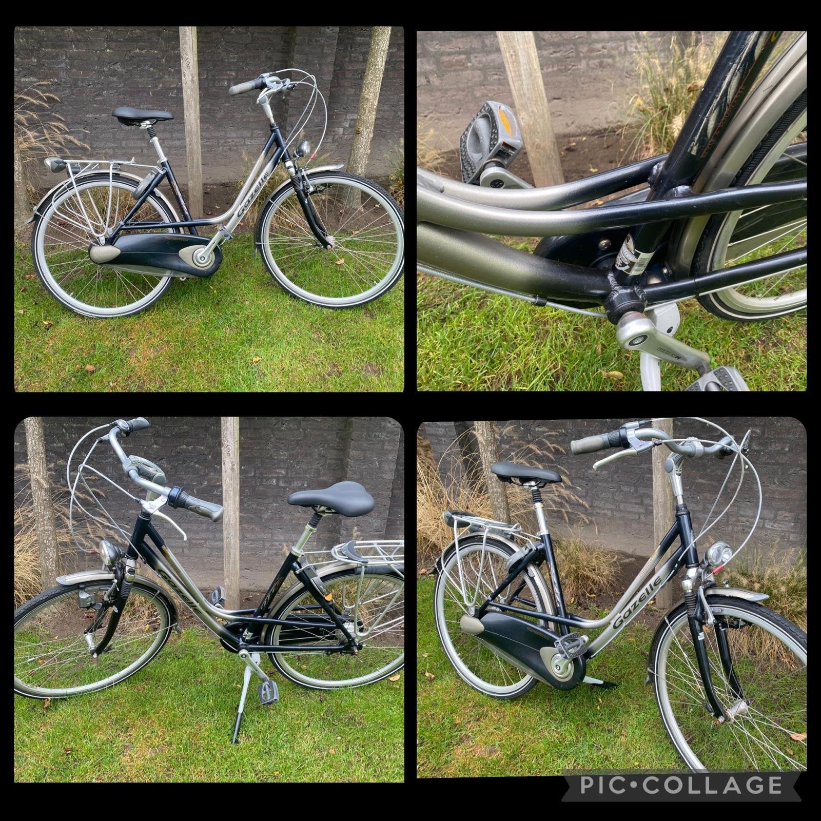 Gazelle Damesfiets maat 49  Orange aluminium, Fietsen en Brommers, Fietsen | Dames | Damesfietsen, Ophalen, Gebruikt, Velgrem