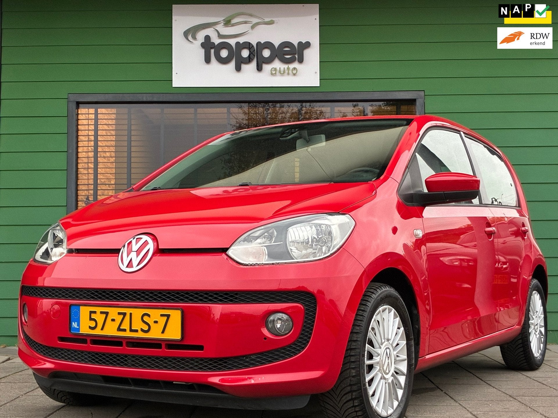 Volkswagen Up! 1.0 high up!|Automaat|Airco|Elektr.ramen|LM-V, Euro 5, Gebruikt, Up!, 4 stoelen