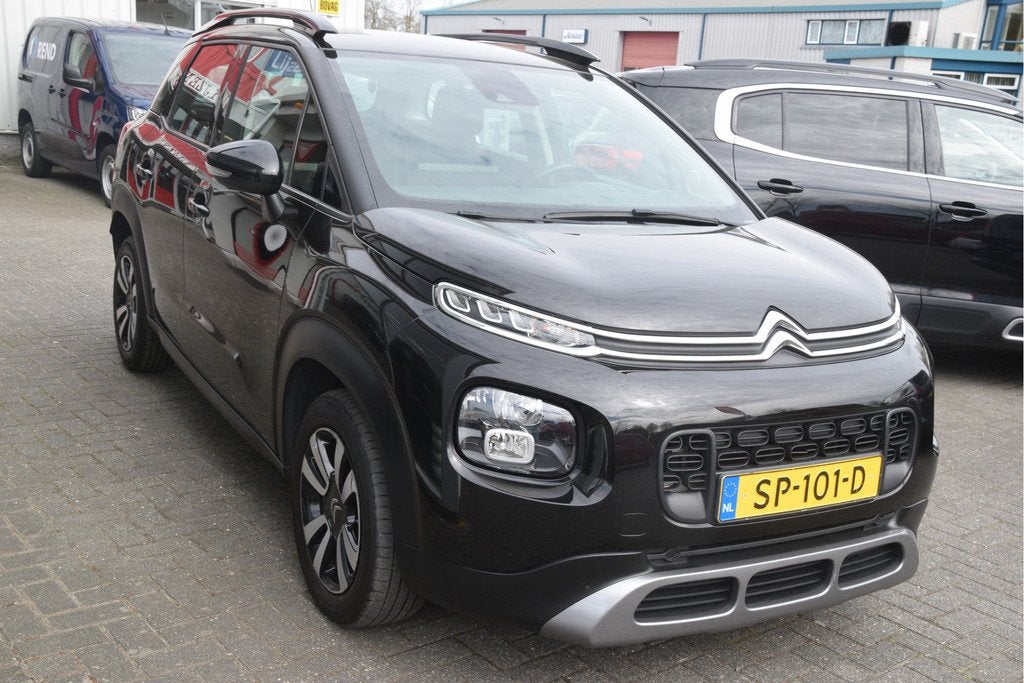Citroën C3 Aircross 1.2 PureTech S&S Feel Automaat | Airco, Auto's, Citroën, Gebruikt, Euro 6, Zwart, Origineel Nederlands