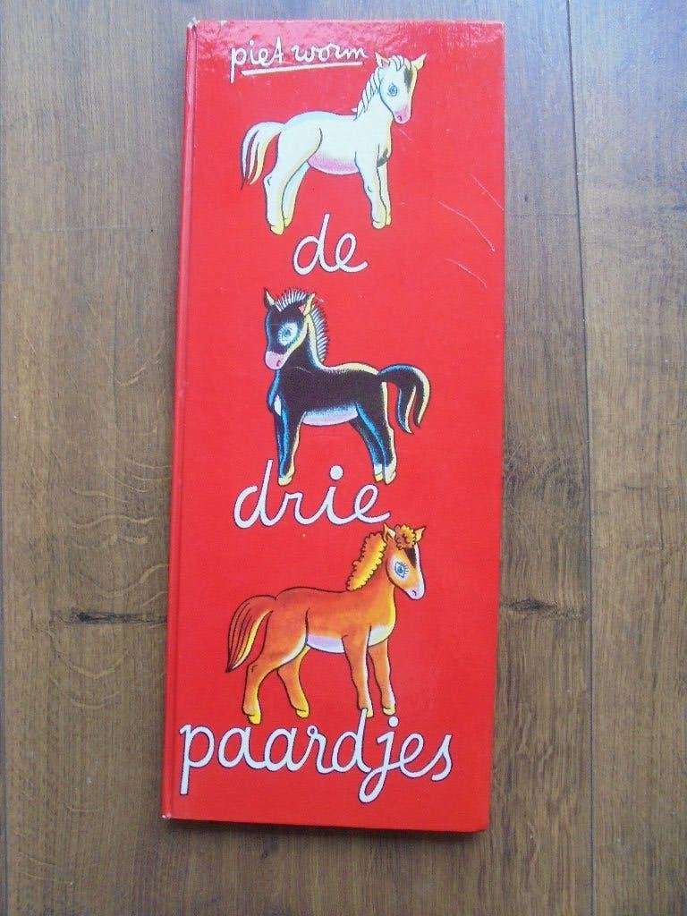 De  drie  paardjes / Piet Worm  1961, Boeken, Piet Worm, Fictie algemeen, Ophalen of Verzenden, Zo goed als nieuw
