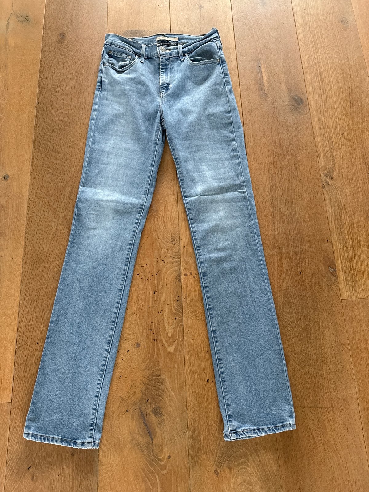 Levi's 724 High Rise Straight Jeans - W26/L32, Verzenden, Gedragen, Blauw, W27 (confectie 34) of kleiner
