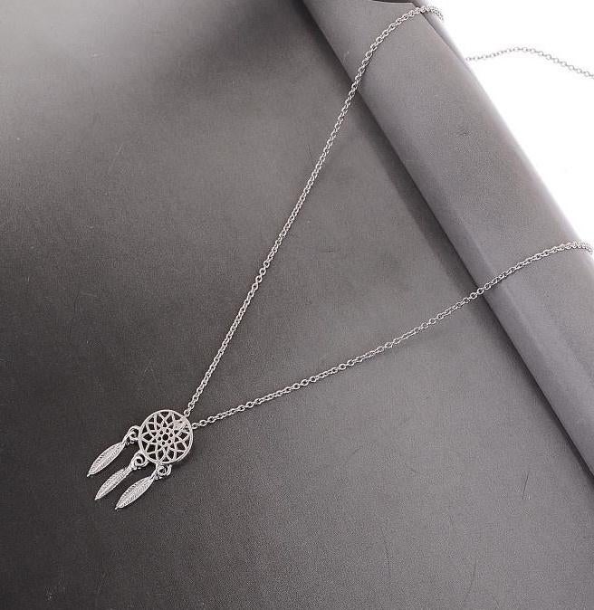 damesketting met hanger '' dromenvanger '' - nieuw, Nieuw, Ophalen of Verzenden, Zilver, Overige materialen