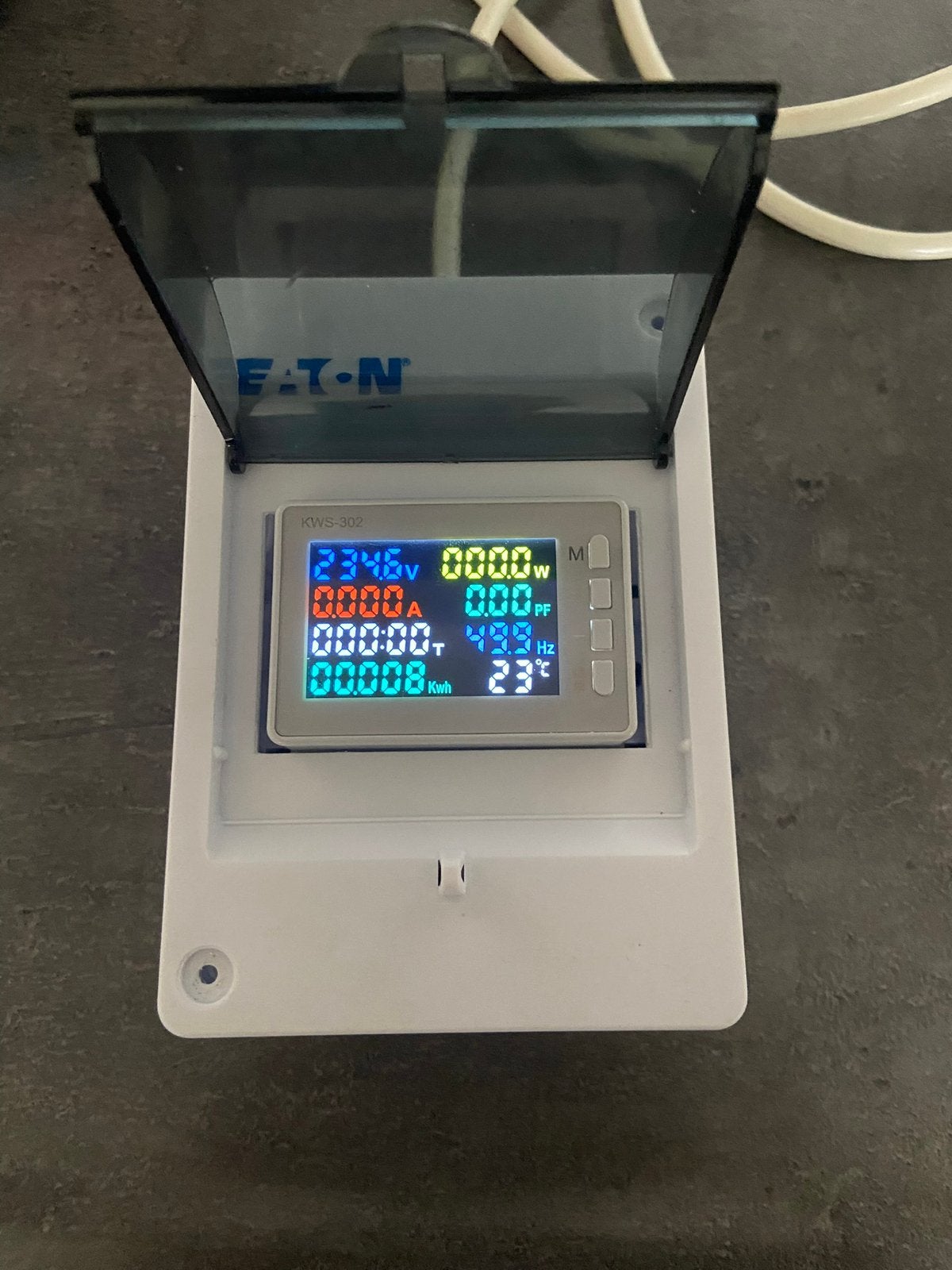 Nieuwe 8 in 1 digitale kWh meter compleet temperatuursensor, Hobby en Vrije tijd, Ophalen of Verzenden, Nieuw