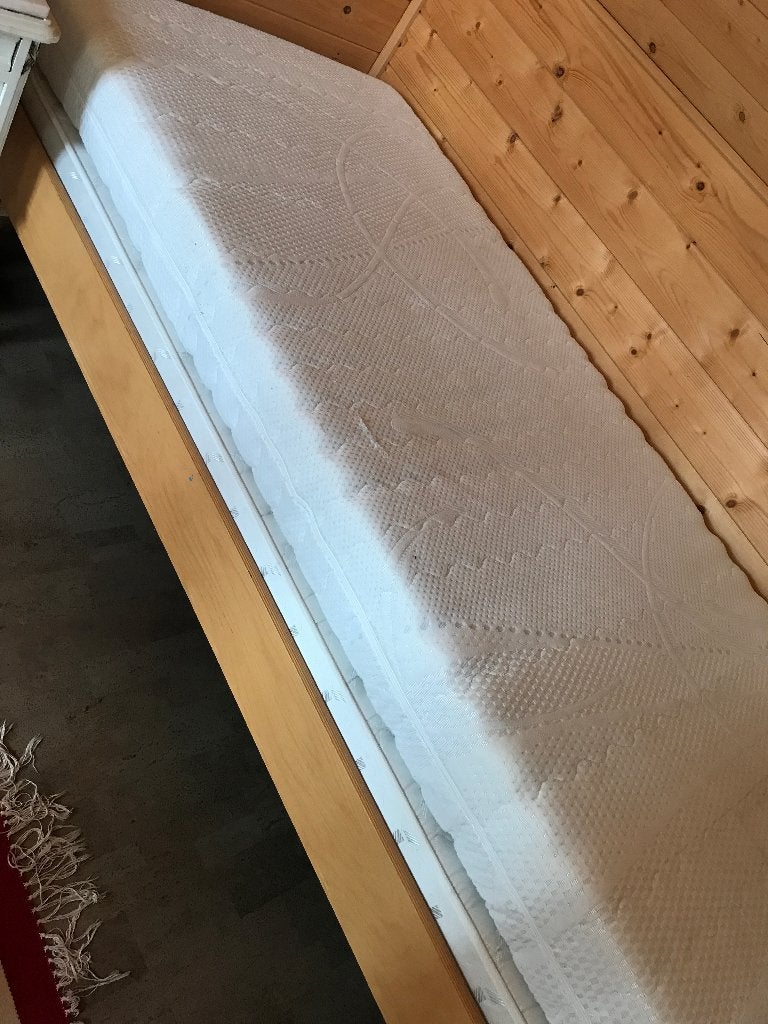 matras, Ophalen, 90 cm, Eenpersoons, Zo goed als nieuw