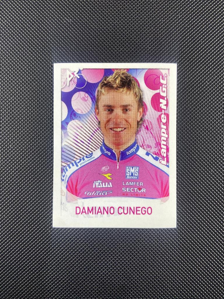 Damiano Cunego Panini Sprint 2009 Sticker Lampre, Verzenden, Zo goed als nieuw, Overige sporten, Poster, Plaatje of Sticker