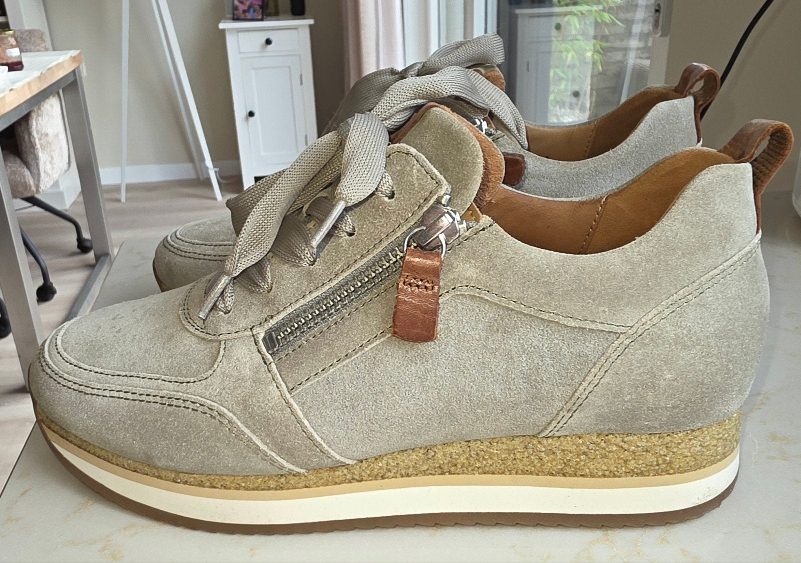 z.g.a.n.: sneakers Gabor maat 35, Gabor, Ophalen of Verzenden, Groen, Sneakers of Gympen
