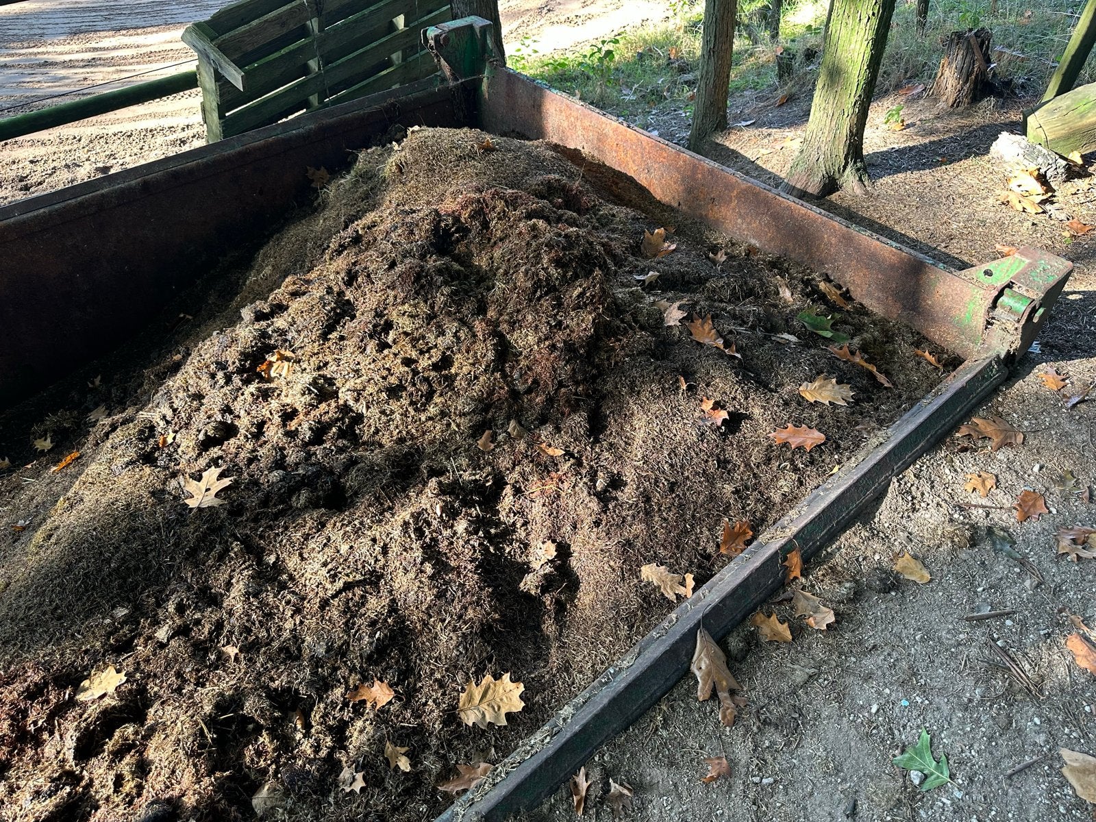 Gratis paardenmest voor uw tuin, Ophalen, Mest