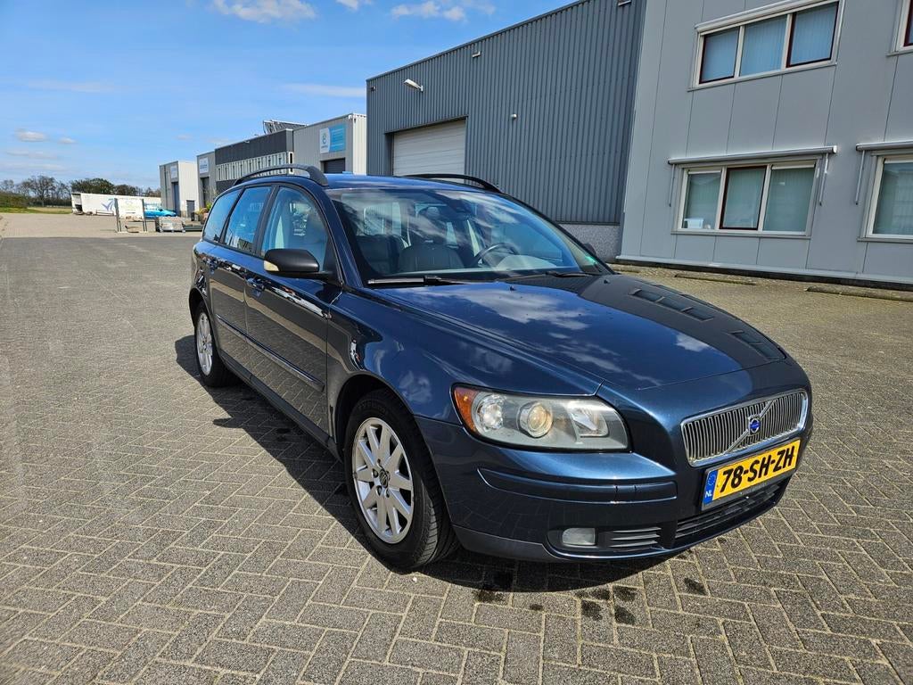 Volvo V50 2.4 170PK 2006 Blauw, Voorwielaandrijving, 1362 kg, Beige, Blauw