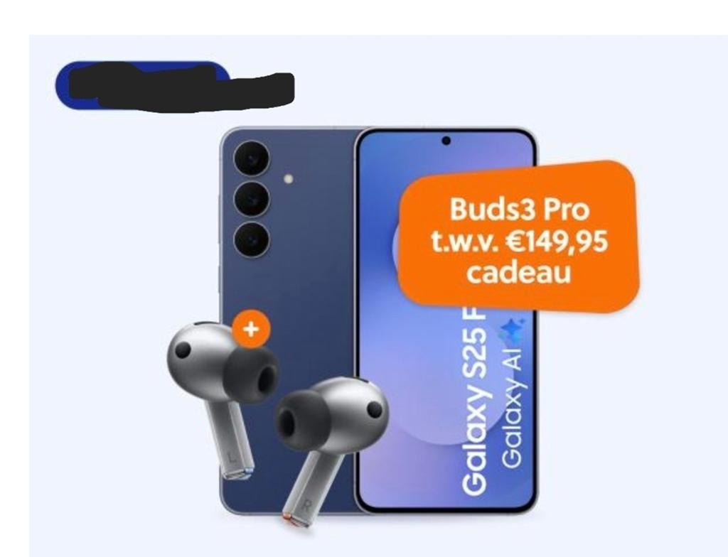 Galaxy Buds Pro3 cadeau bij Galaxy S25 FE, Drie personen of meer, Kortingsbon