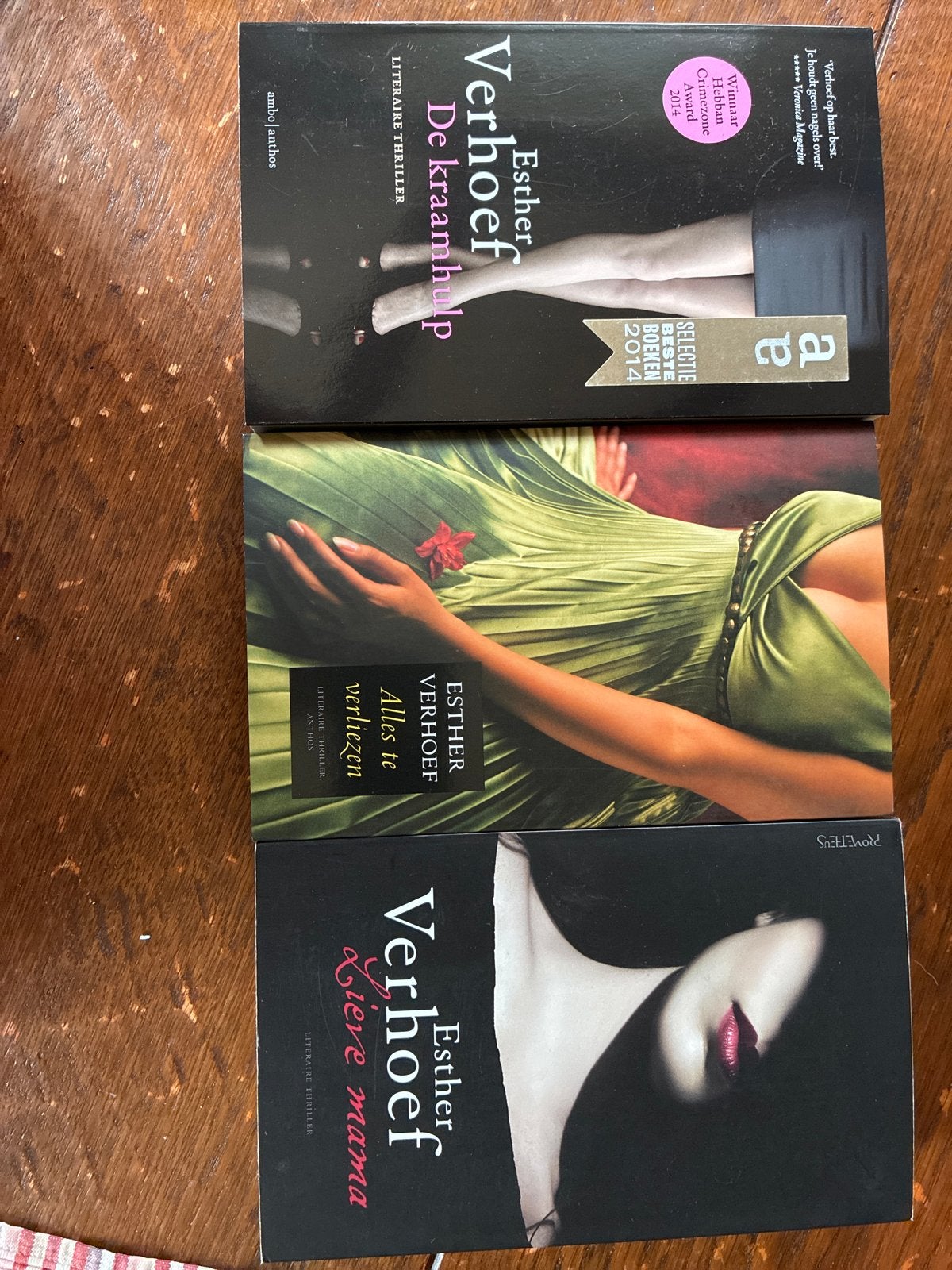 3 boeken van Esther Verhoef: De kraamhulp, Alles te verlieze, Ophalen of Verzenden, Zo goed als nieuw, Nederland