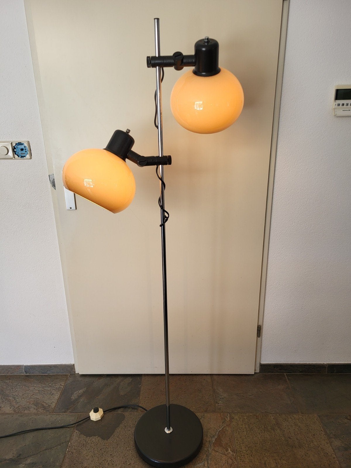 Vintage vloerlamp - Herda - mushroom vloerlamp, Huis en Inrichting, Ophalen, Gebruikt, Vintage, Mid-century modern, E27 (groot)