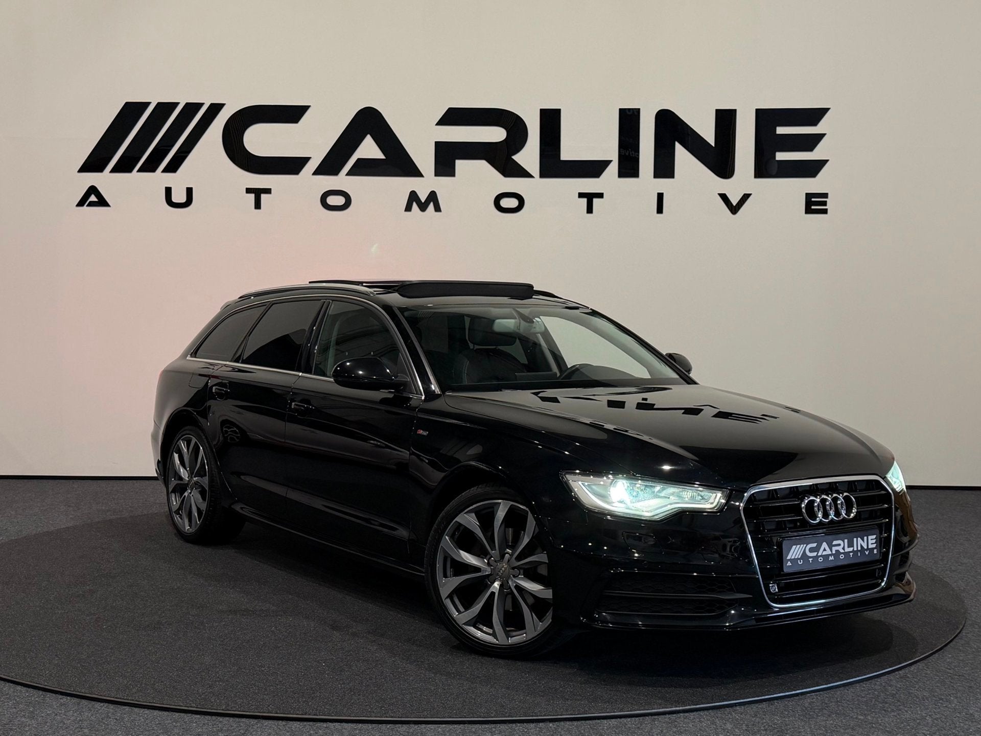 Audi A6 Avant 2.8 FSI Pro Line S AUT. PANORAMADAK CRUISE CON, Auto's, Gebruikt, Zwart, 2773 cc, Zwart