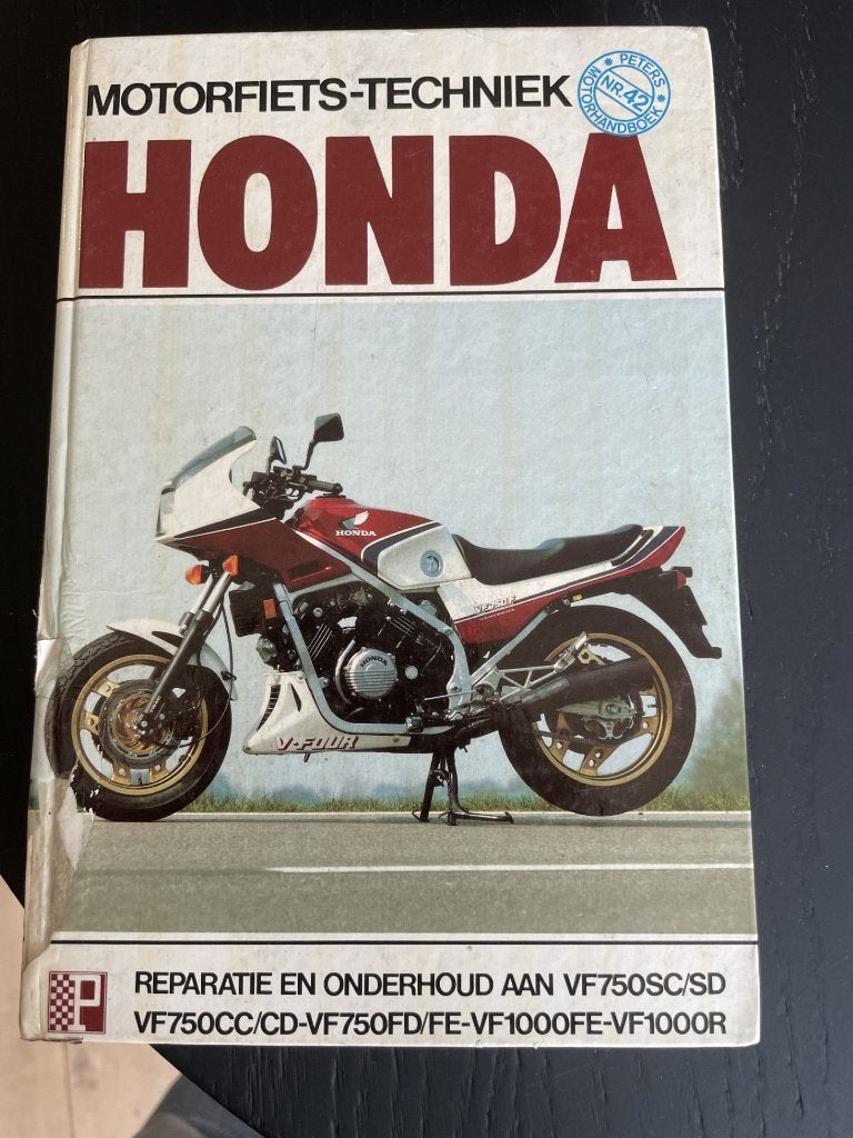 werkplaatshandboek HONDA VF750 & VF1000; 14,95 euro, Motoren, Ophalen of Verzenden, Honda