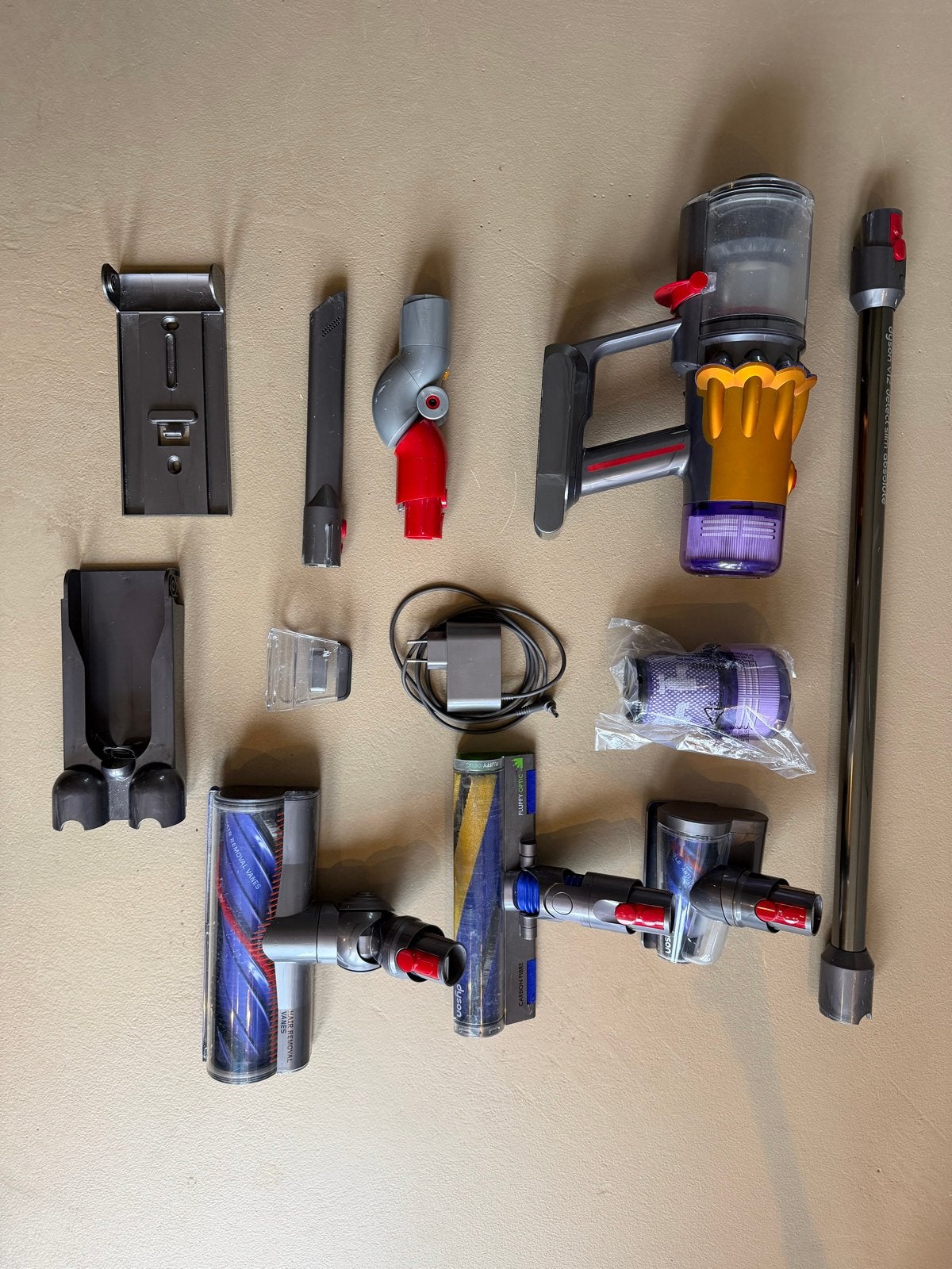 Dyson V12 Detect Slim Absolute - Complete set onderdelen, Draadloos, Ophalen of Verzenden, Dyson, Niet werkend