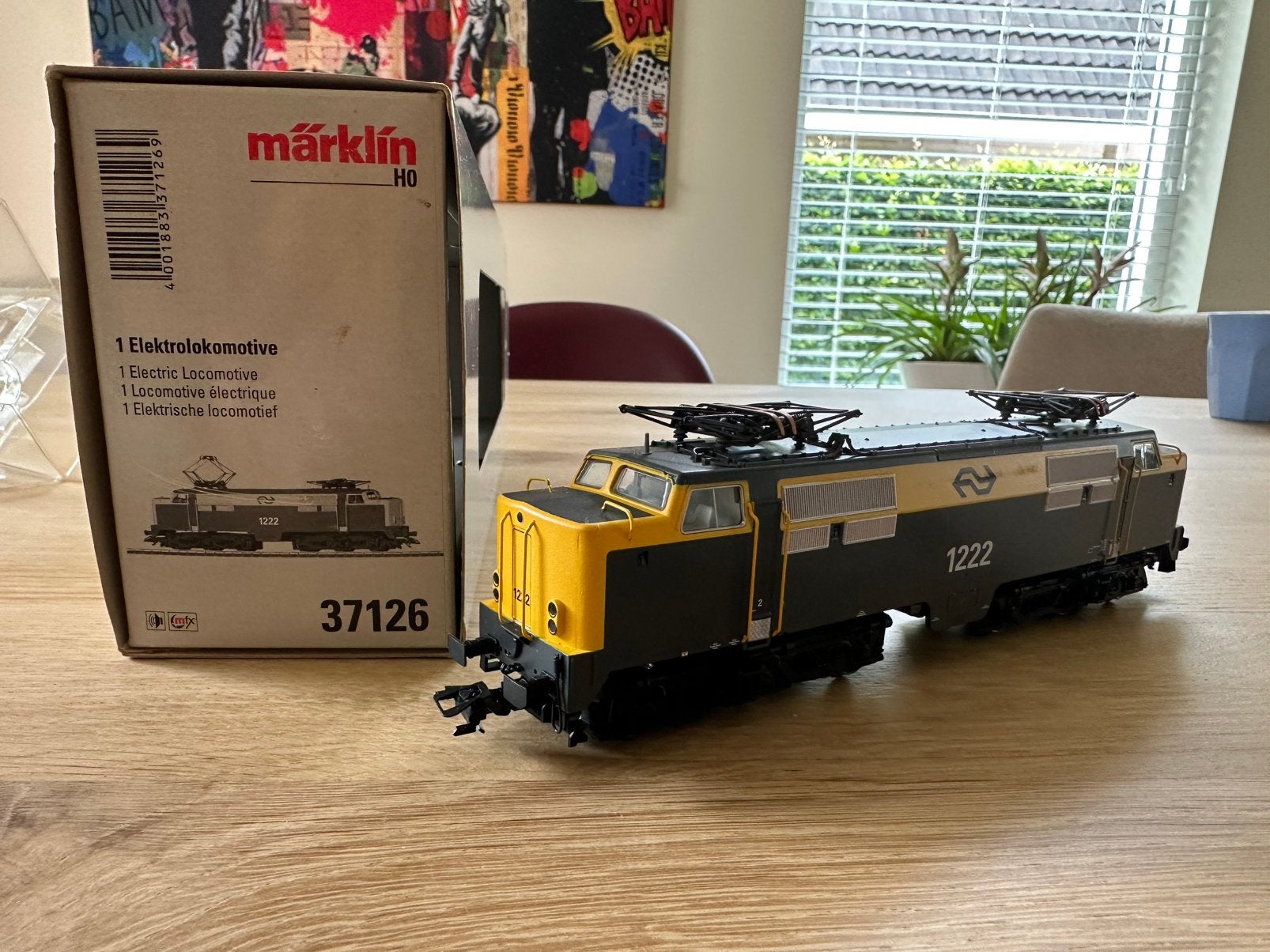Marklin 37126 NS 1222 MFX sound in topstaat, Wisselstroom, Locomotief, -, -