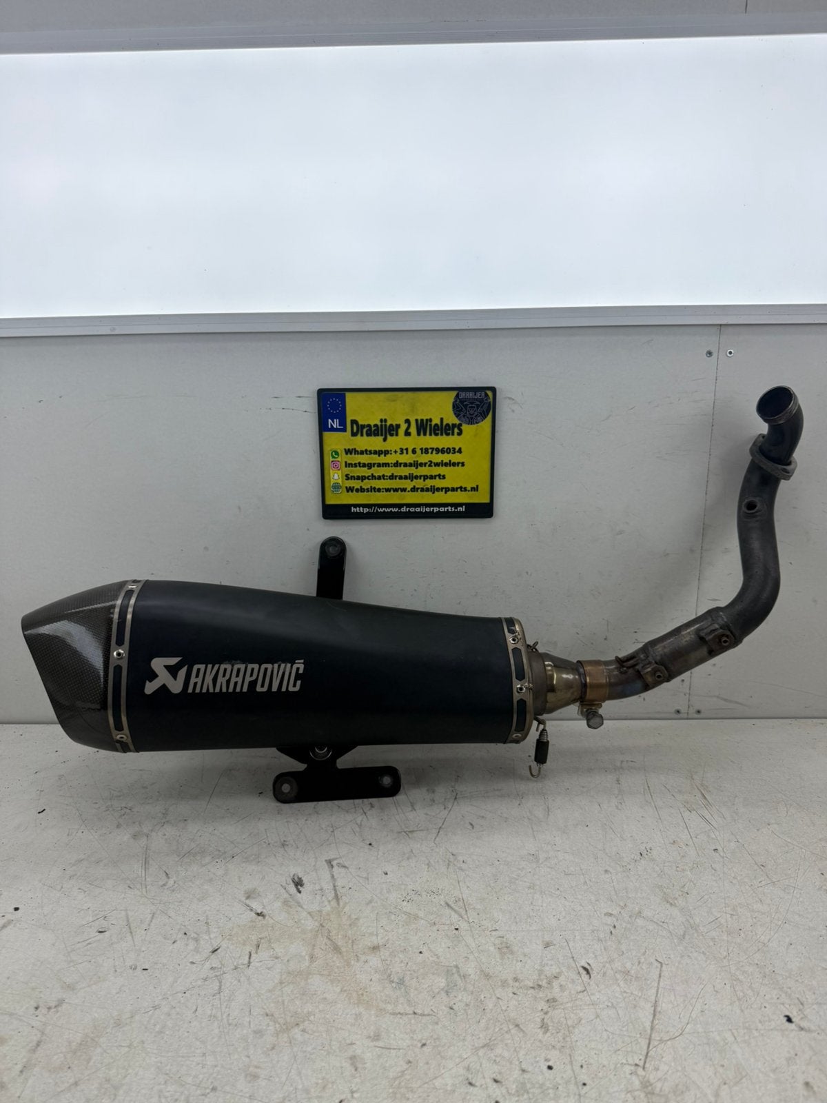 Piaggio Beverly 400 HPE akrapovic uitlaatsysteem, Motoren, Ophalen of Verzenden