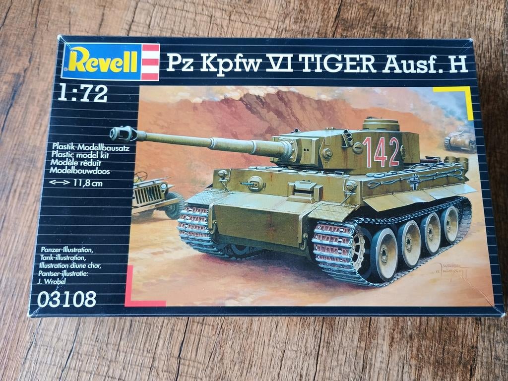 Revell bouwpakket Pz Kpfw VI Tiger Ausf. H, Hobby en Vrije tijd, Ophalen of Verzenden, Nieuw, Revell