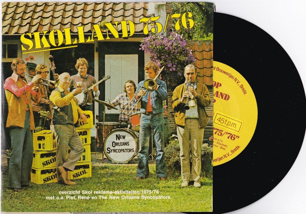 The New Orleans Syncopators ‎– Skolland 7576, Cd's en Dvd's, Ophalen of Verzenden, Zo goed als nieuw, 7 inch, Overige genres