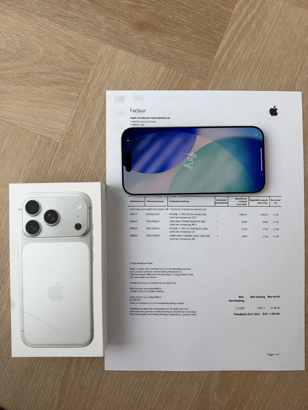 Apple iPhone 17 Pro Max 256GB Zilver - Zo goed als nieuw