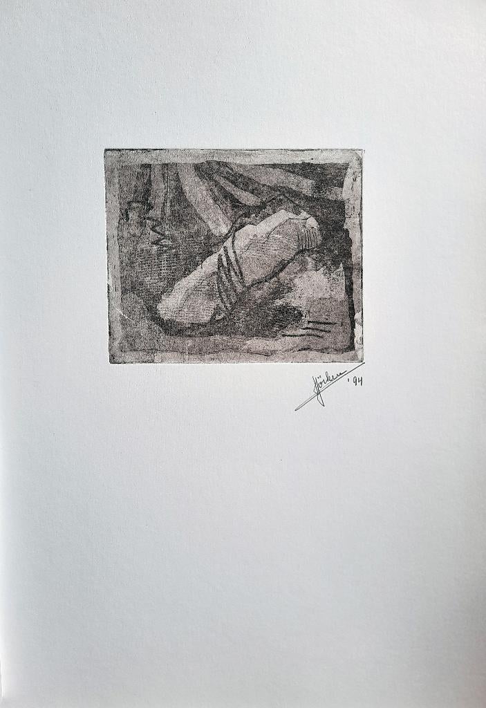 Zonder titel - Kunstenaar: Helmut Jöcken, Ophalen, Gesigneerd, 34 cm, 24 cm