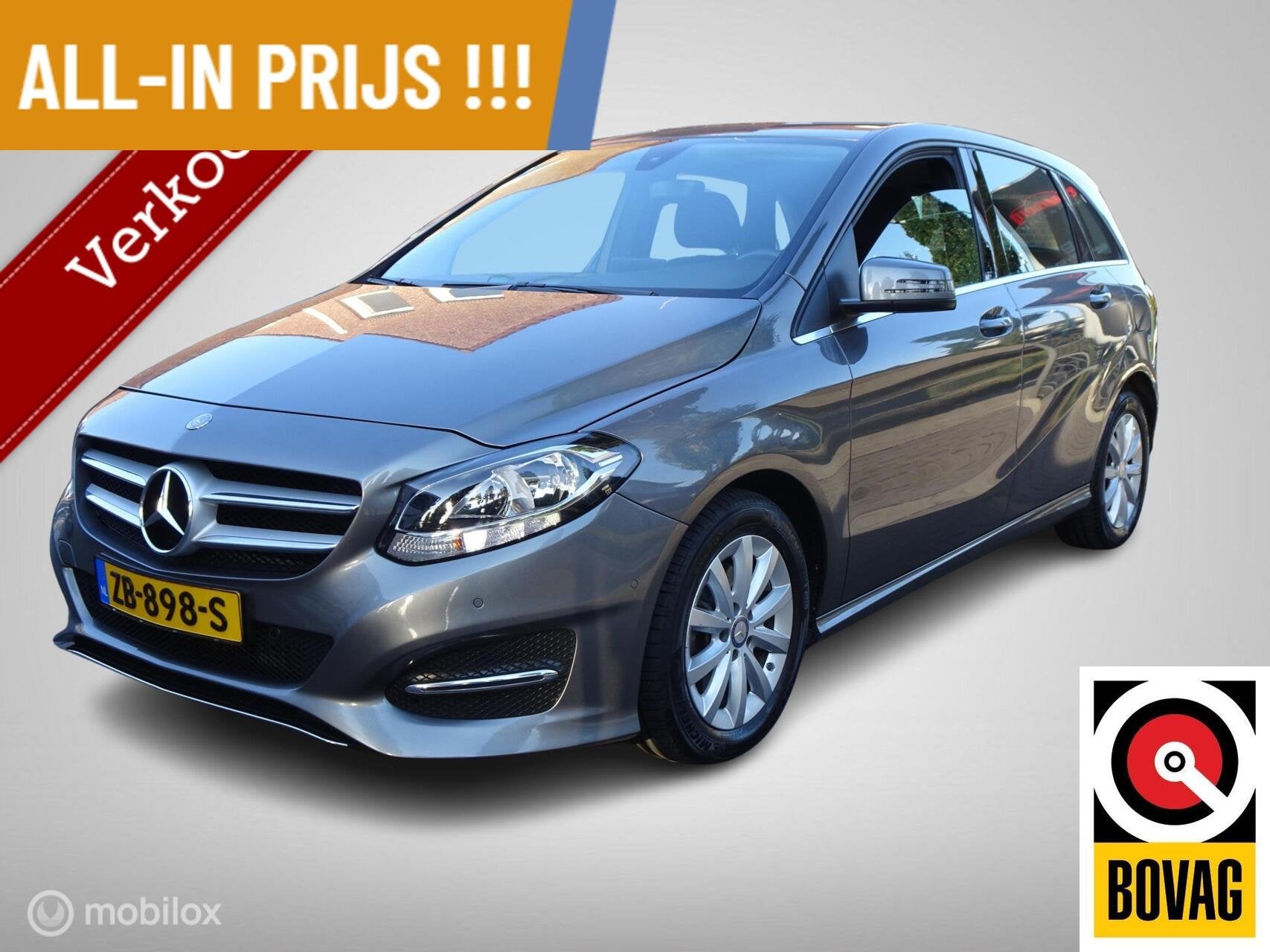 Mercedes B-klasse 180 Business Solution Dealer onderhouden !, 1325 kg, Gebruikt, Euro 6, 4 cilinders