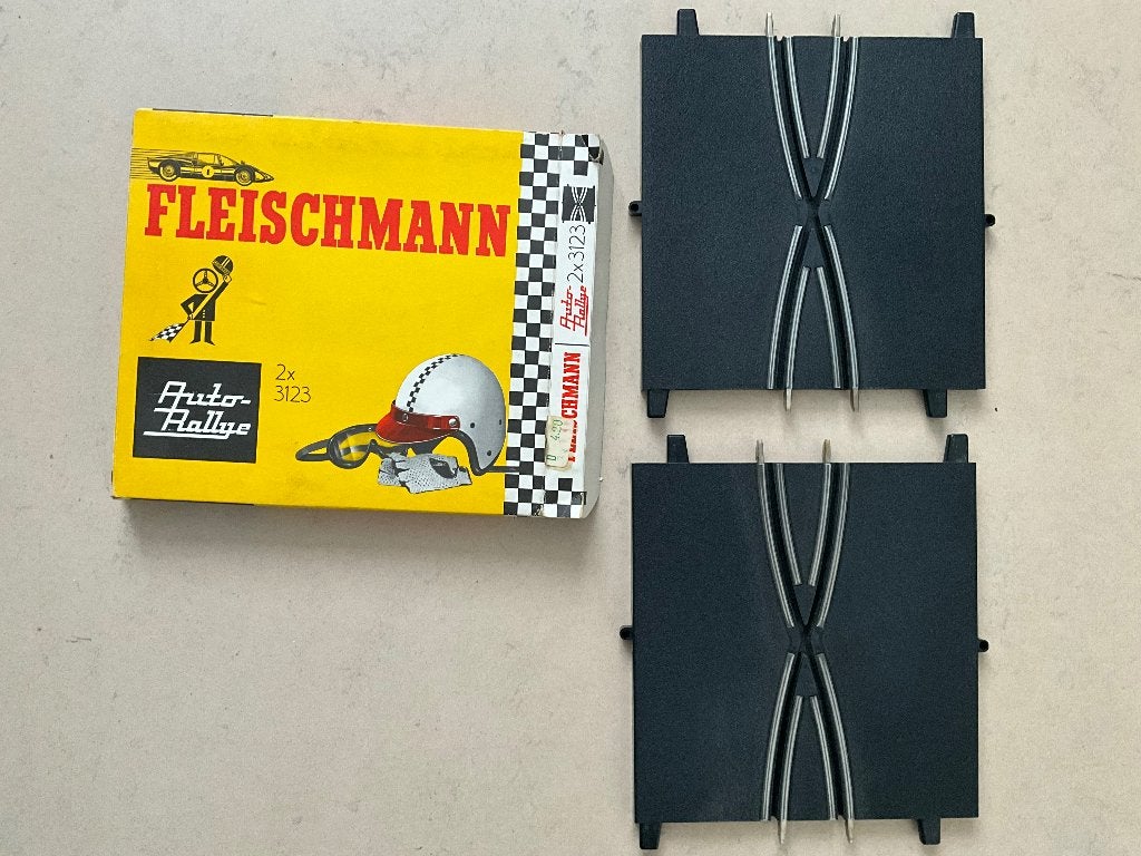 Fleischmann auto rally kruising no 3123, Ophalen of Verzenden, Gebruikt, Elektrisch, Fleischmann