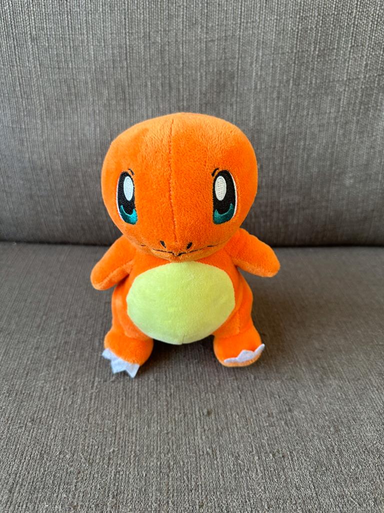 Pokémon knuffel Charmander, Ophalen of Verzenden, Zo goed als nieuw, Overige typen