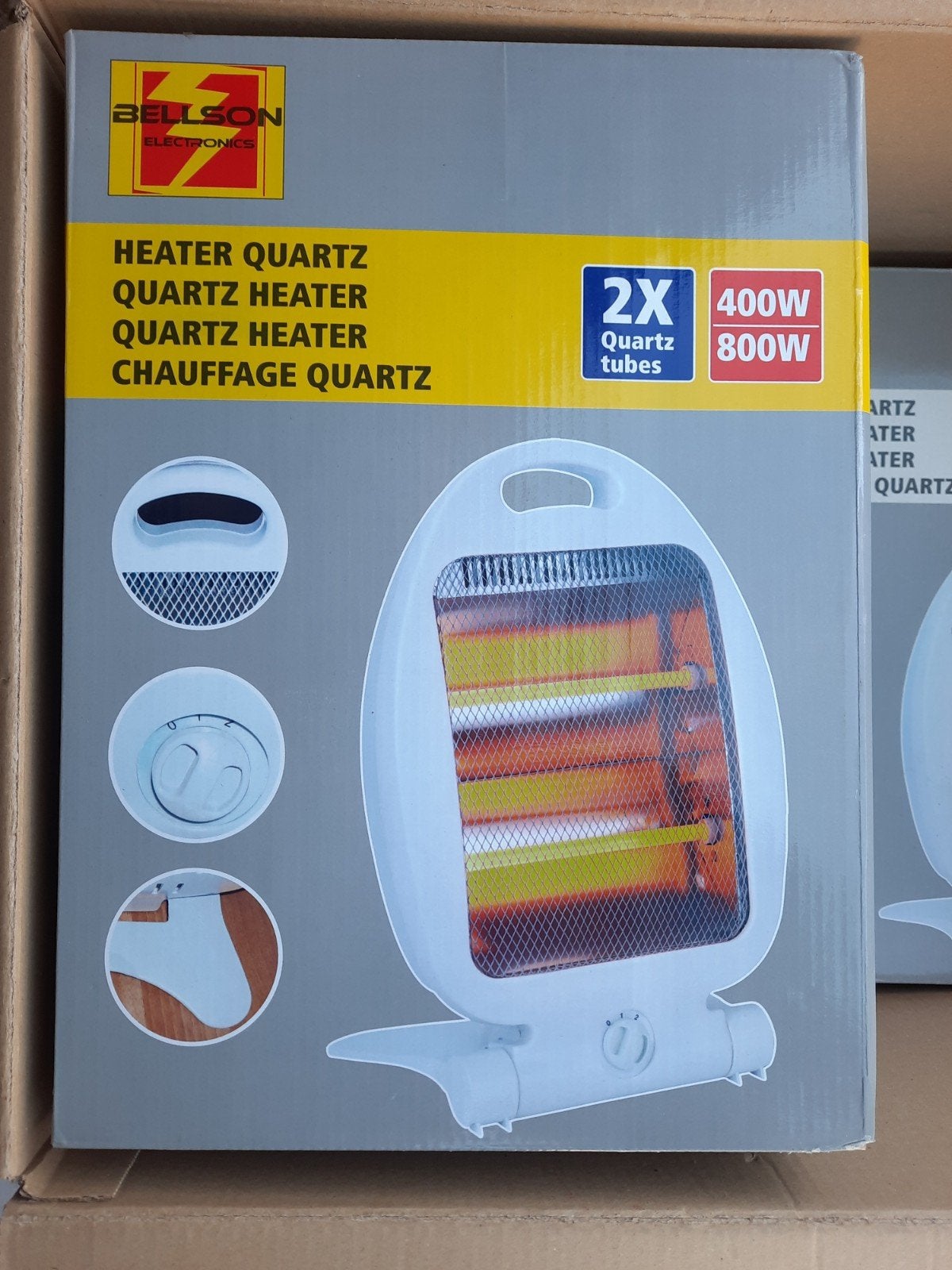 heater quartz straalkachel 400w tot 800w, Ophalen, Nieuw