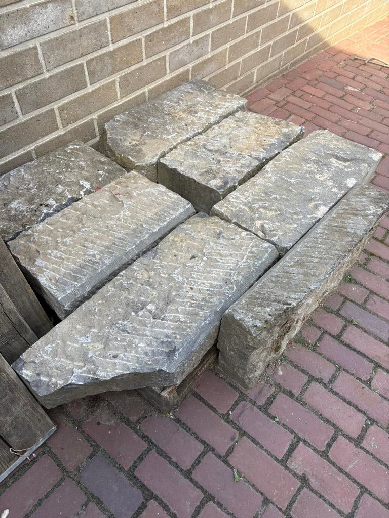 Arduin, hardstenen trottoir banden, Tuin en Terras, Tegels en Klinkers, Ophalen, Zo goed als nieuw, Natuursteen, Overige typen