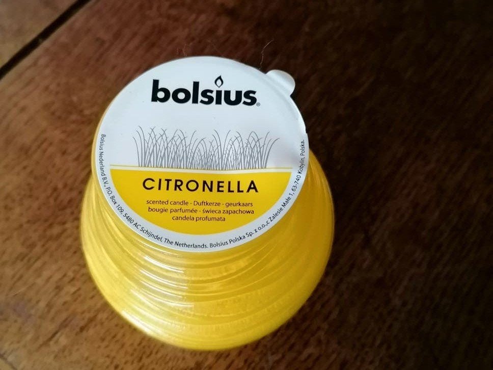 Bolsius Citronella Geurkaars - Geel, Overige merken, Geel, Ophalen of Verzenden, Kaars