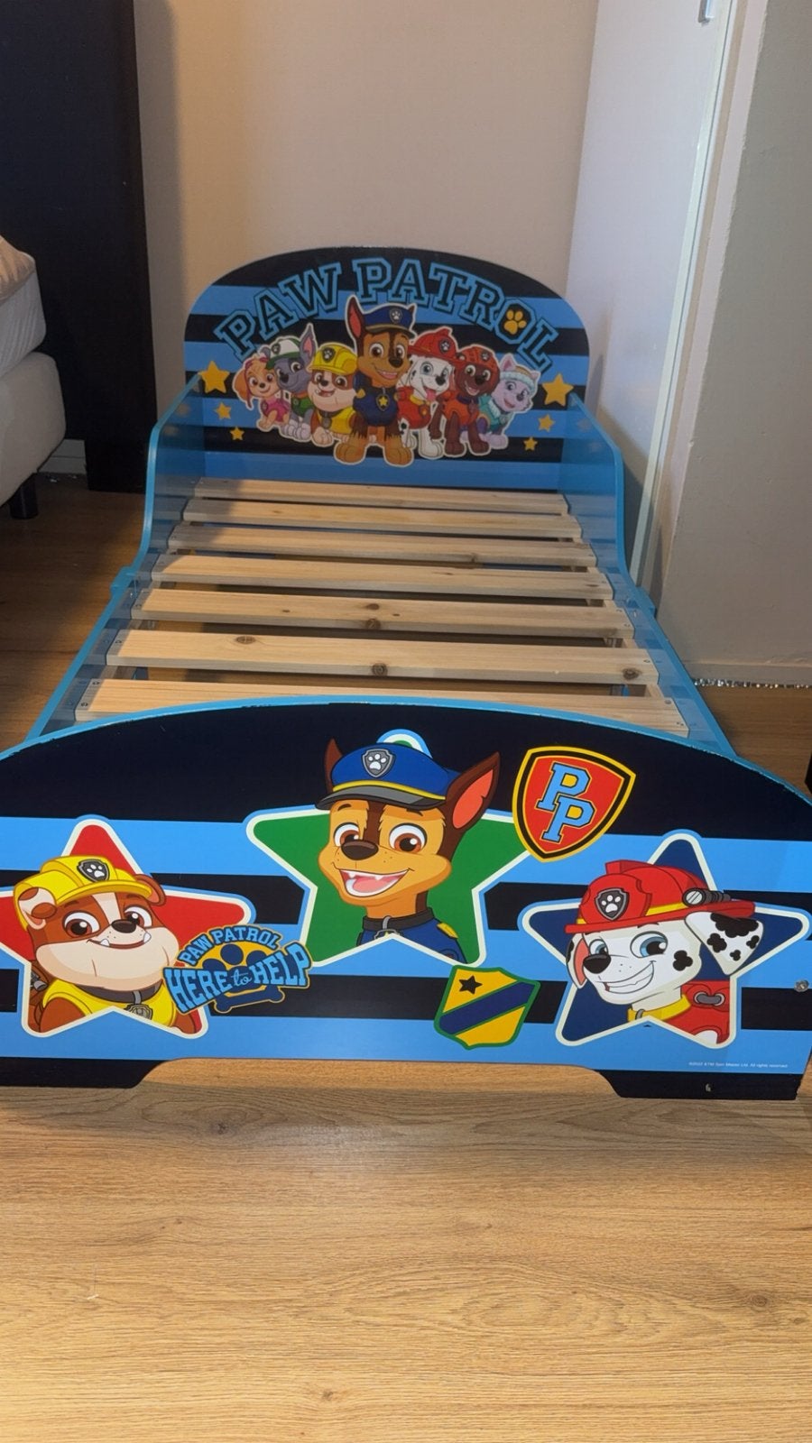 Paw Patrol bed, Ophalen, 70 tot 85 cm, 140 tot 160 cm, Zo goed als nieuw