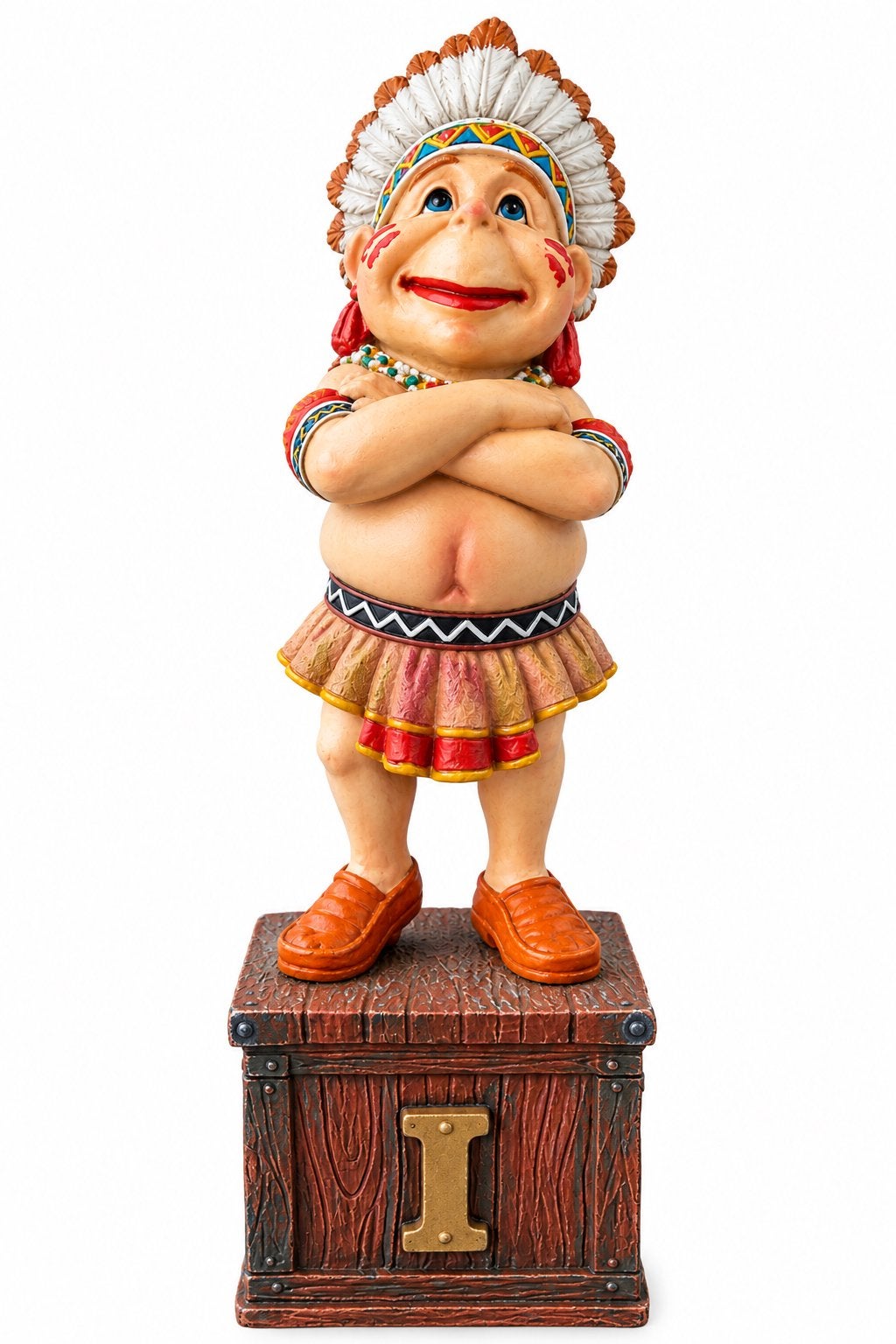 De Laaf Collection beeldje - Indiaan (Efteling), Verzamelen, Ophalen of Verzenden, Zo goed als nieuw, Beeldje of Poppetje
