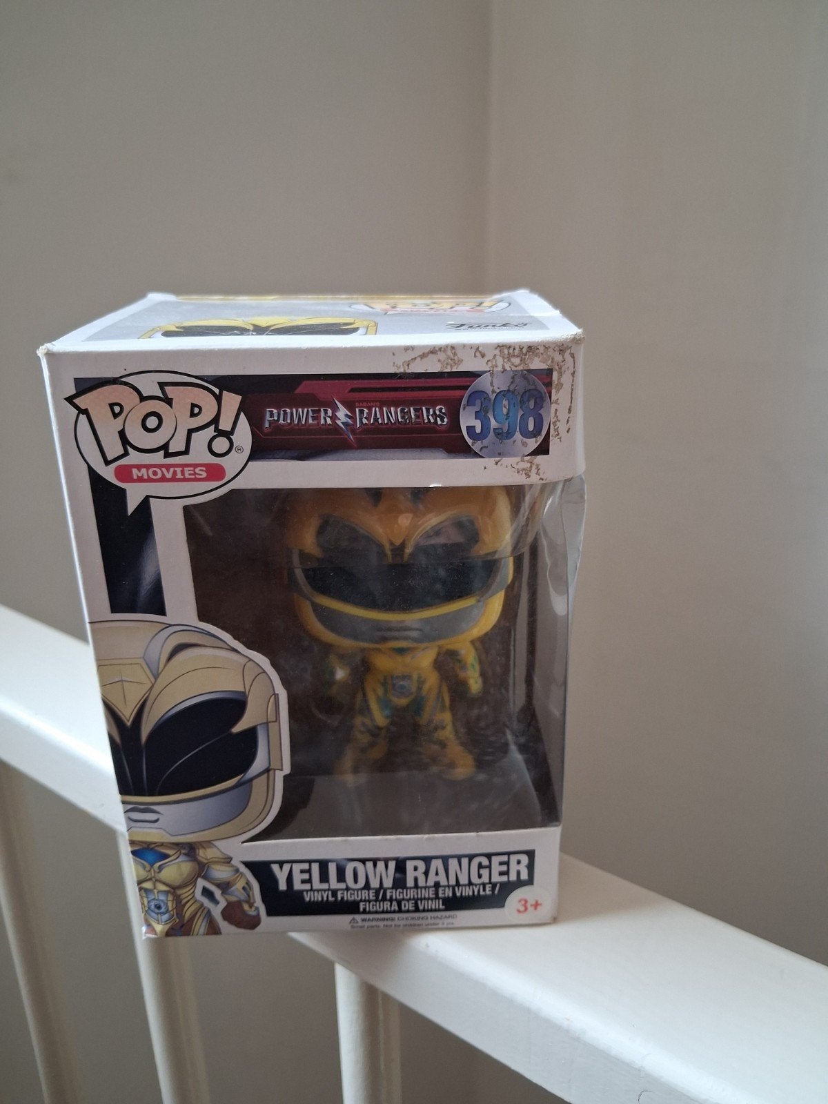 Funko Pop! Power Rangers Yellow Ranger #398, Ophalen of Verzenden, Gebruikt
