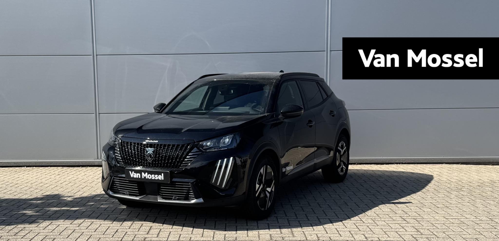 Peugeot 2008 1.2 Hybrid 145 Allure | Automaat | Parkeersenso, Auto's, Euro 6, 1199 cc, Leder en Stof, Zwart