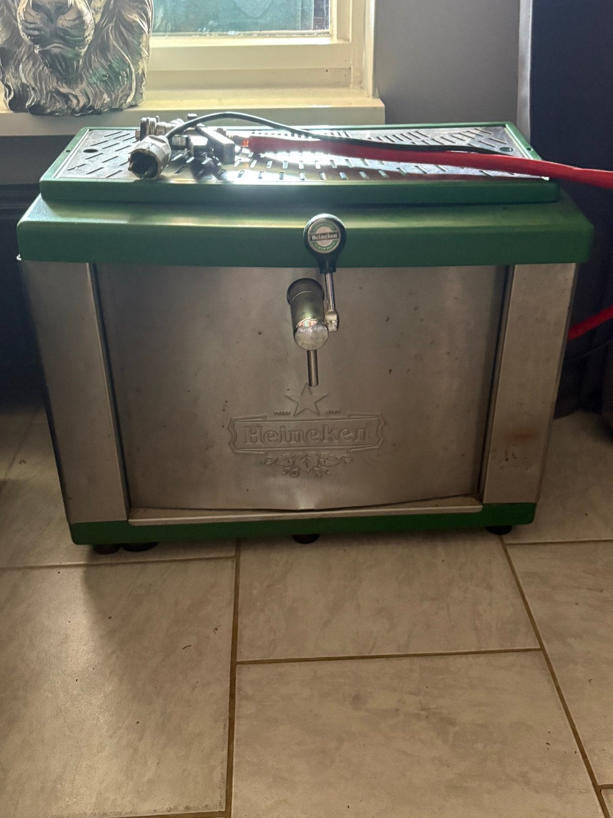 Heinekentap en 2 heineken lampen, Witgoed en Apparatuur, Thuistaps, Ophalen, Zo goed als nieuw, Overige merken