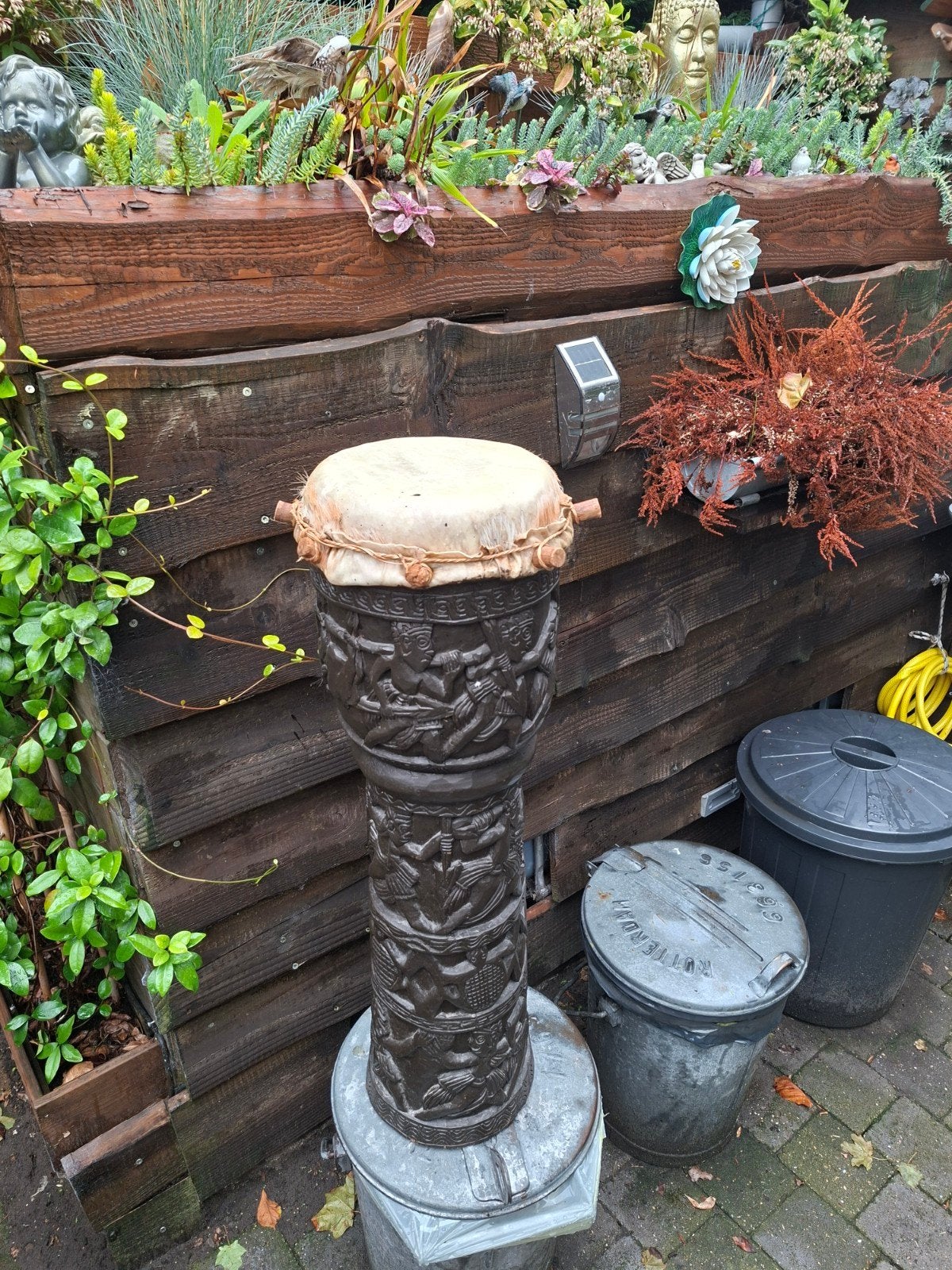 Decoratieve Djembe Trommel - Hoogte 85 cm, Muziek en Instrumenten, Ophalen of Verzenden