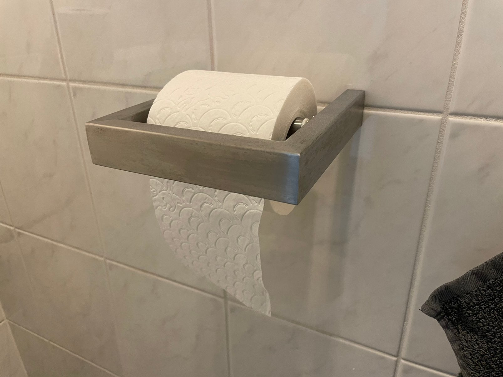 Zack Linea Toiletrolhouder RVS (2 stuks), Toilet-accessoire, Gebruikt, Overige merken, Ophalen of Verzenden