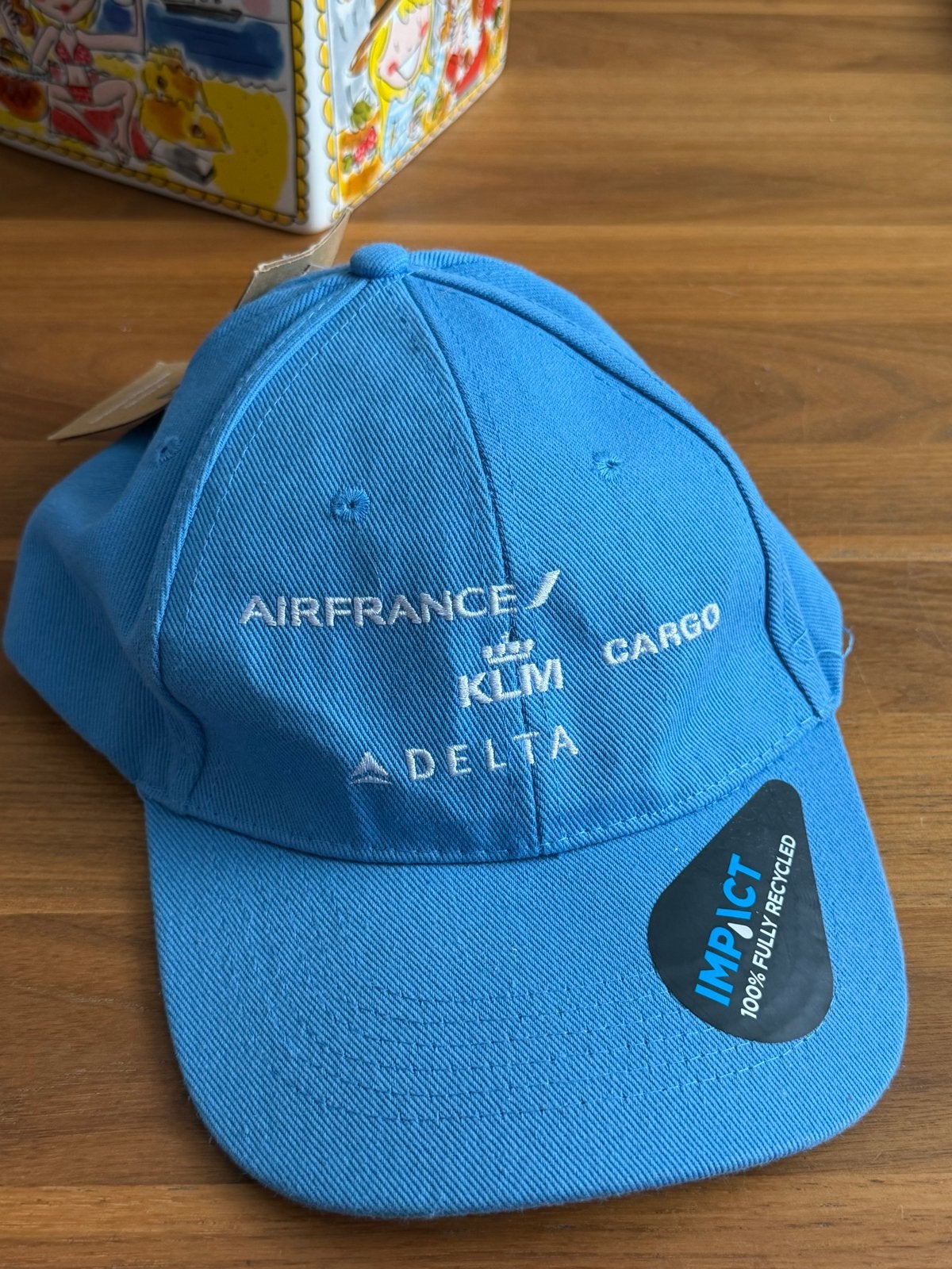 Nieuwe Airfrance/KLM/Delta pet - 100% gerecycled, Ophalen of Verzenden, Nieuw, One size fits all, Pet