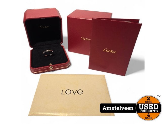 Cartier Love Ring 18K Witgoud Size: 66, Cartier, Gebruikt, Support@cartier.com, 13 Rue de la Paix, 75002 Paris
France