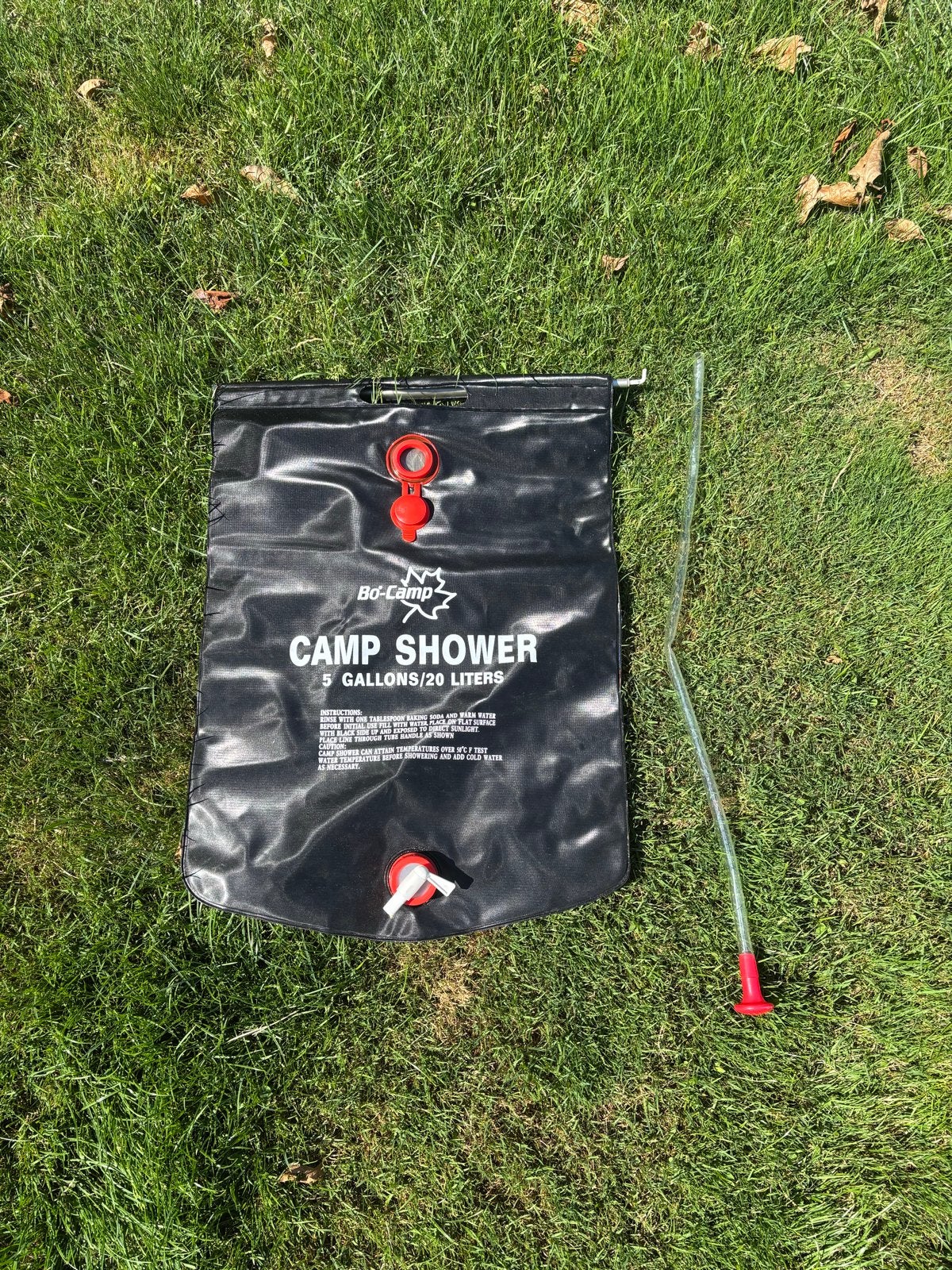 Bo-Camp Camp Shower - 20 Liter Draagbare Douche, Caravans en Kamperen, Ophalen of Verzenden, Gebruikt