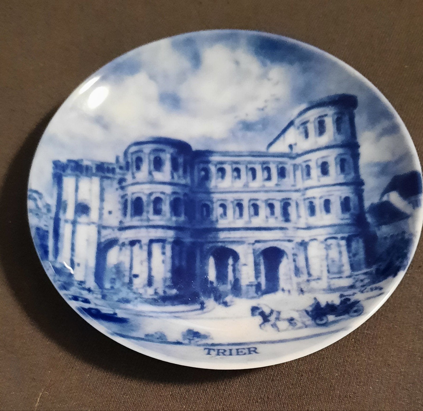 Kaiser Porselein Die Porta Nigra echt kobalt, Antiek en Kunst, Ophalen