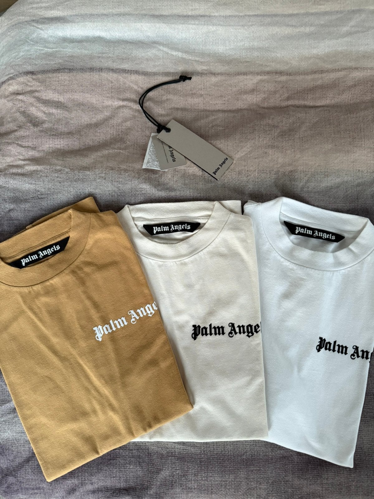 Palm Angels T-Shirts 3 Pack, Ophalen of Verzenden, Zo goed als nieuw, Maat 46 (S) of kleiner, Beige