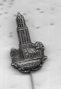 UTRECHT DOMTOREN SPELD, Verzamelen, Speldjes, Pins en Buttons, Ophalen of Verzenden, Gebruikt, Stad of Land, Speldje of Pin