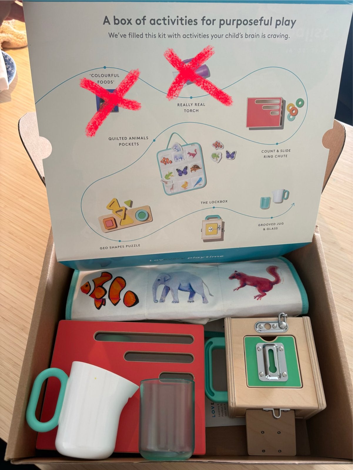 Lovevery Play Kit 'The Realist' (19-21 maanden), Ophalen, Zo goed als nieuw, Overige typen