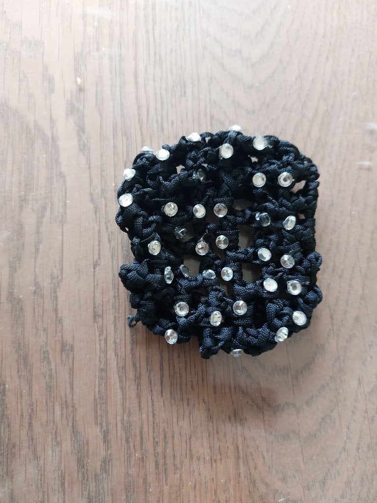 paardrij accessoire, knotje met glitter voor opgestoken haar, Dames, Sierdetails, Dressuur, Ophalen of Verzenden