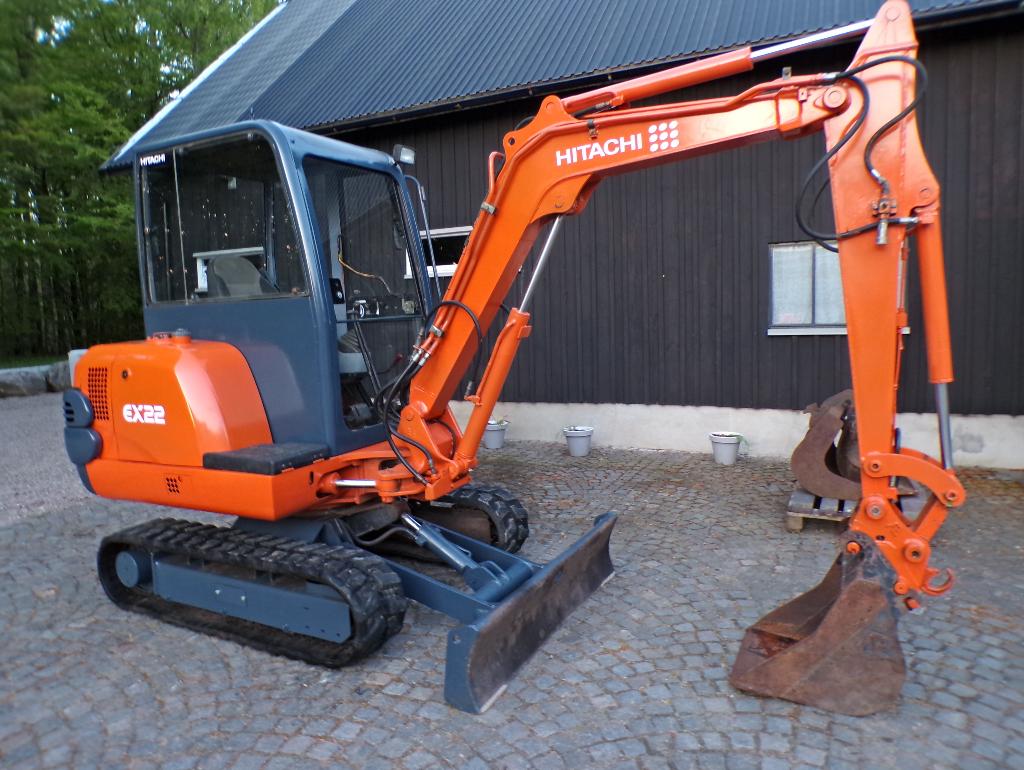 Hitachi EX 22 minigraver, Zakelijke goederen, Ophalen, Graafmachine